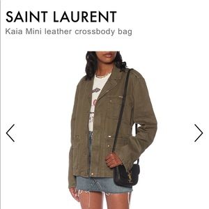 YSL Kaia Mini Leather Crossbody Bag